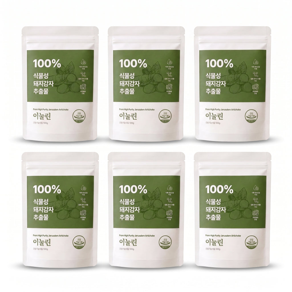 【韓国機能性表示食品】イヌリンパウダー 菊芋 100% 高純度食物繊維 100g 血糖値 コレステロール 腸活 健康習慣