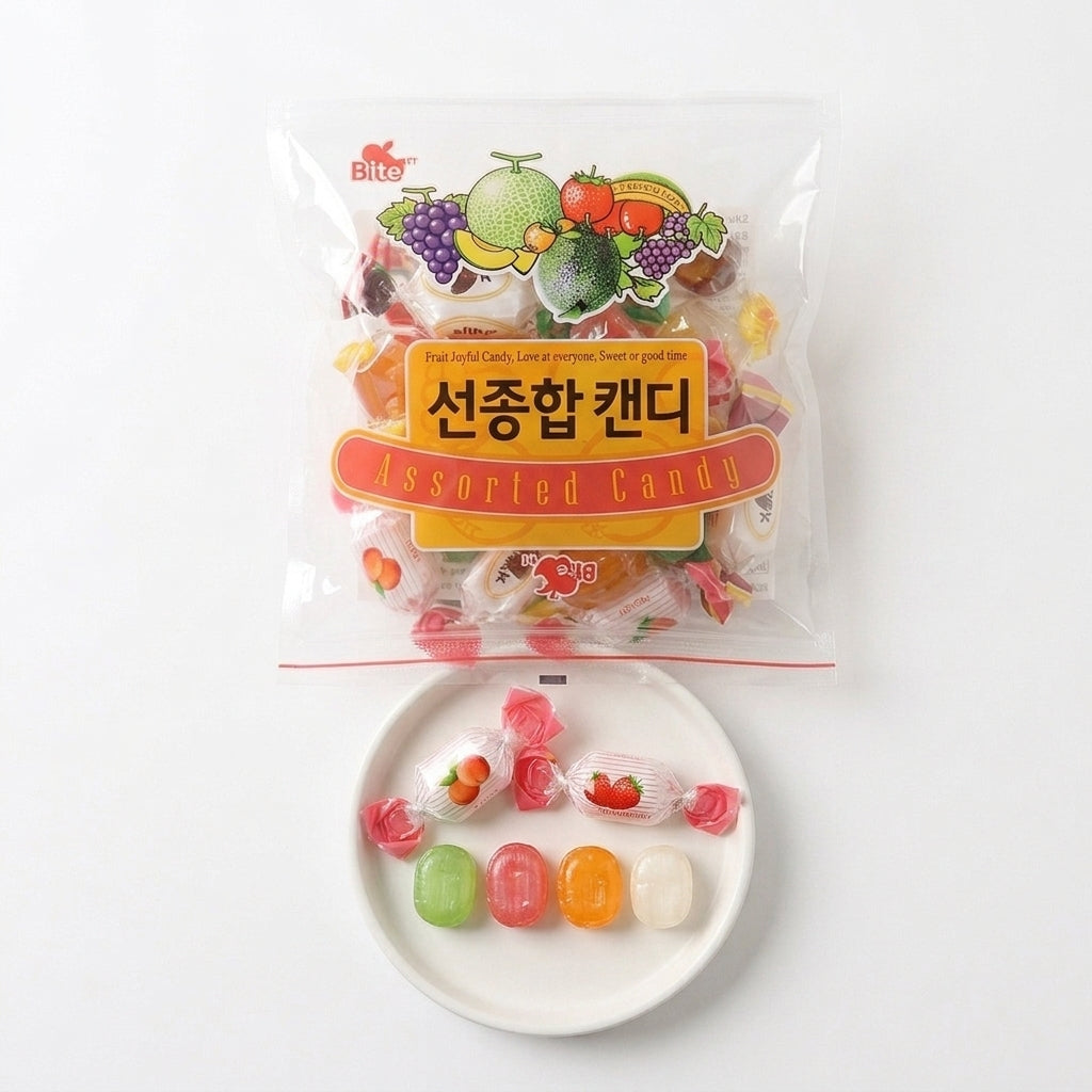 【マートコリア】シン 総合キャンディ 110g フルーツ 飴 アソート 韓国レトロお菓子：国民商会日本公式