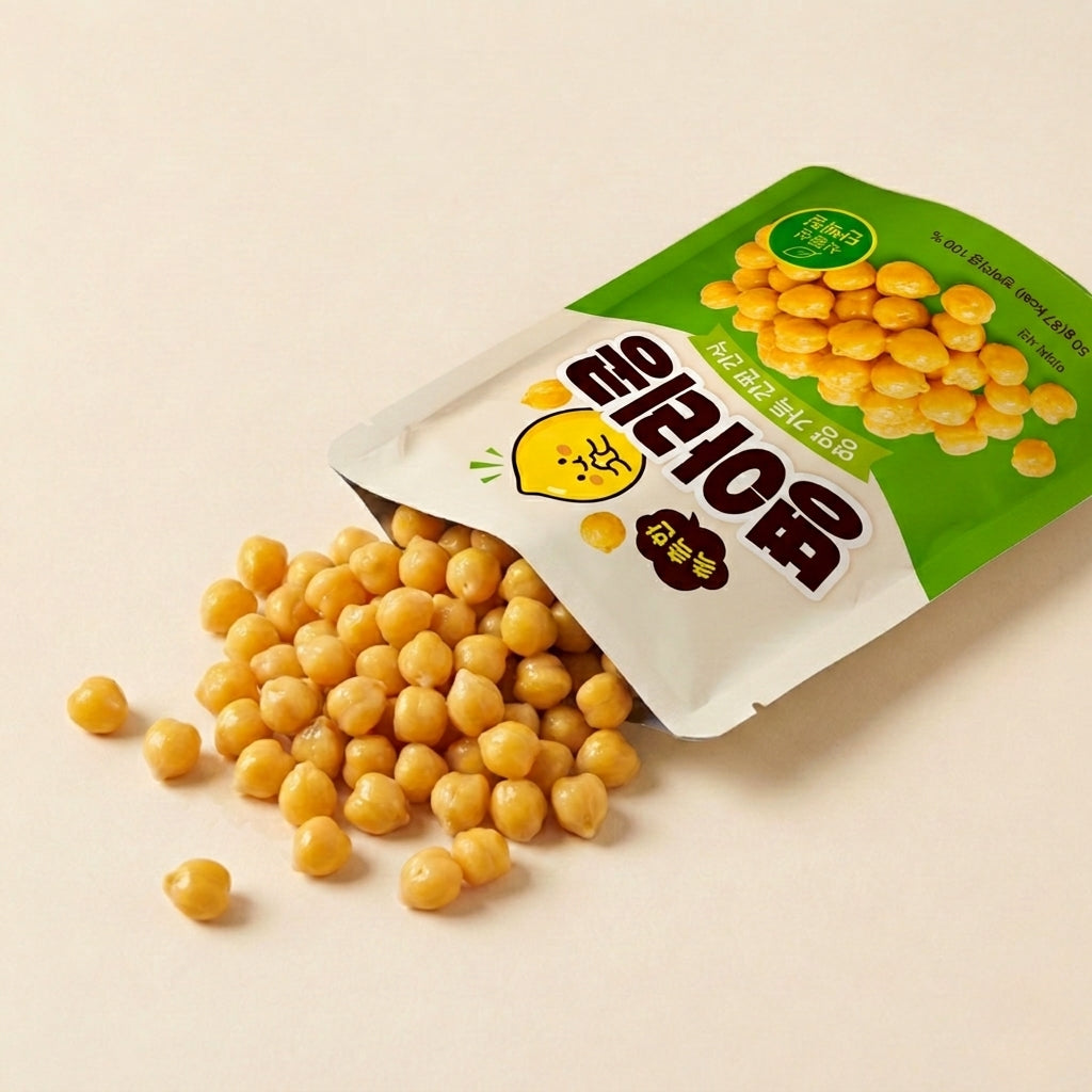 しっとりひよこ豆 韓国で大人気のそのまま食べられる無添加ヘルシーおやつ 50g 5個入り1セット：国民商会日本公式