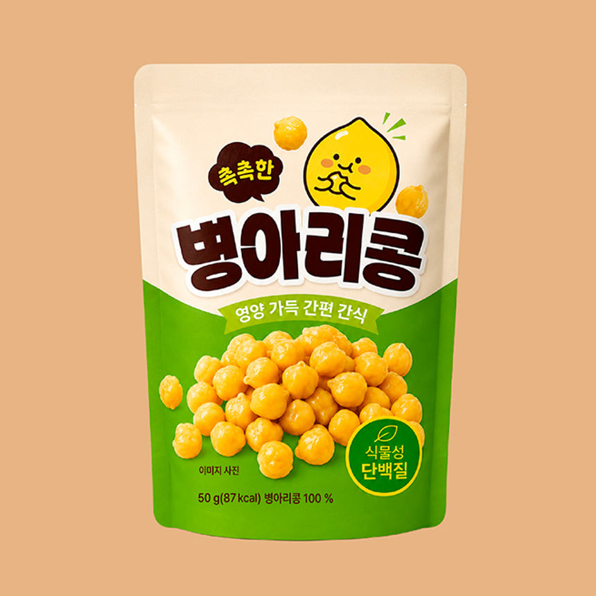 しっとりひよこ豆 韓国で大人気のそのまま食べられる無添加ヘルシーおやつ 50g 5個入り1セット：国民商会日本公式