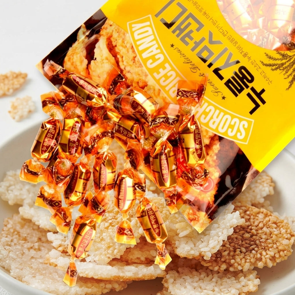 ヌルンジキャンディ 280g 2個セット おこげ味 韓国 伝統 お菓子 スイーツ あめ 大容量 シェア：国民商会日本公式
