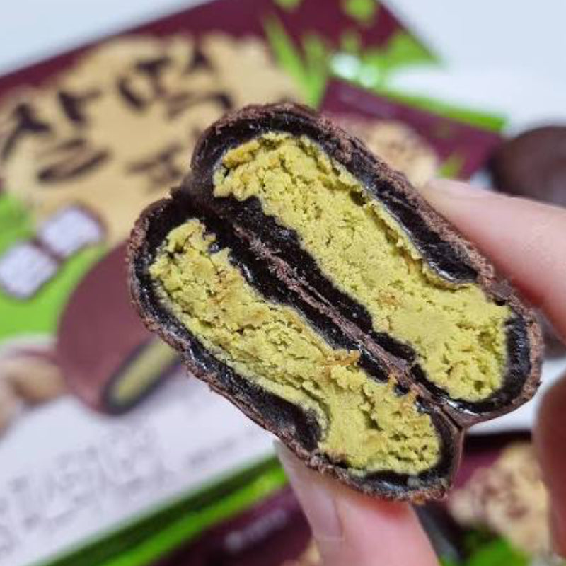 【ロッテ】名家 チャルトックパイ ドバイ風 ピスタチオ 300g 10個入 カダイフ入り 韓国 お菓子 チョコパイ お一人様2点まで：国民商会日本公式
