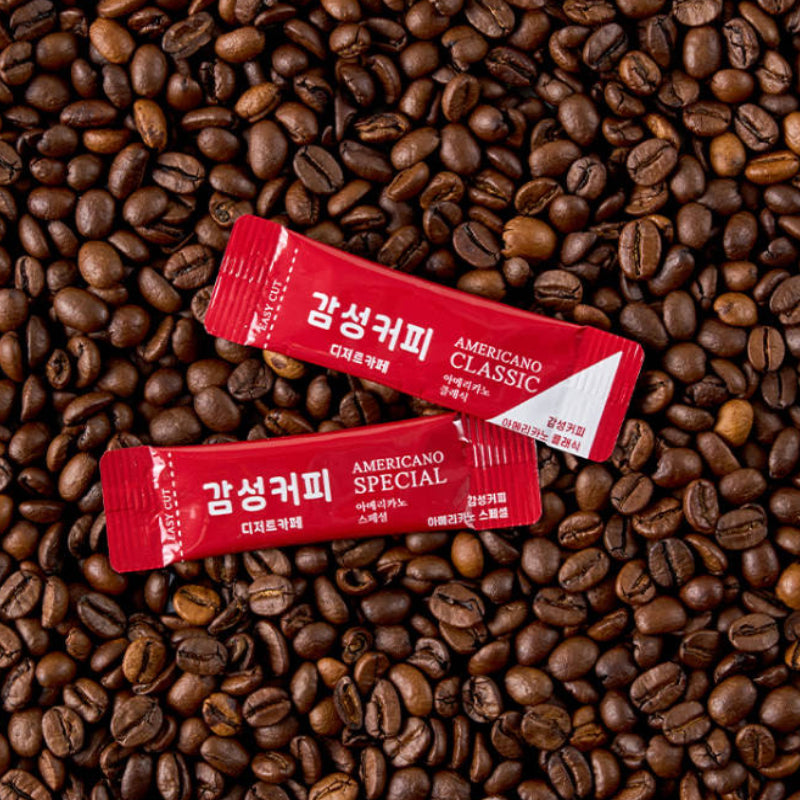 【感性コーヒー】クラシック アメリカーノ コーヒー 100本入り 韓国人気カフェ スティック 大容量 ブラック：国民商会日本公式