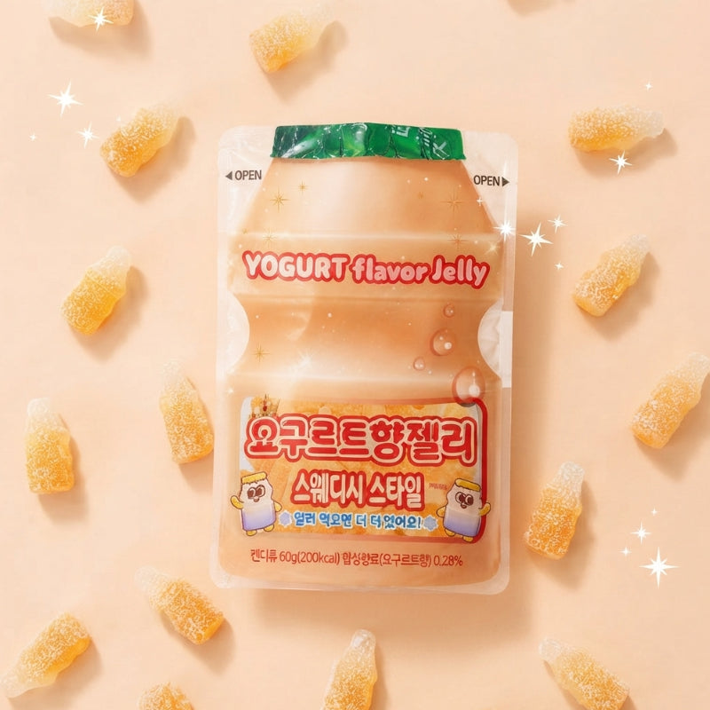 ヨーグルト味 グミ スウェディッシュグミ 60g 10袋セット 韓国お菓子 新食感