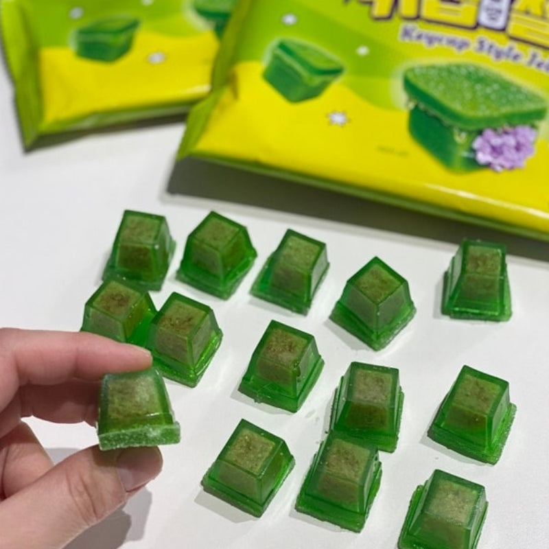 キーキャップグミ 3個セット 韓国 お菓子 パチパチキャンディ YouTube TikTok 話題 新食感