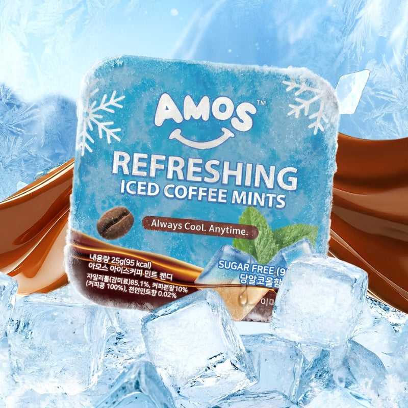コーヒーミントキャンディ アモス アイスコーヒーミント 25g 10個セット コスパ最強 韓国お菓子 飴