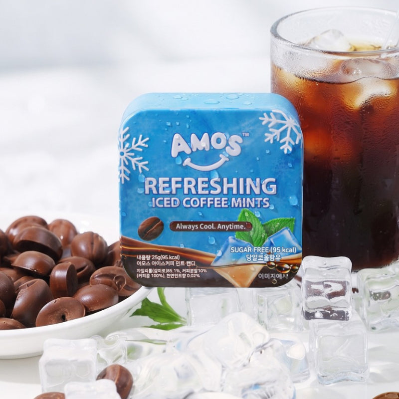 コーヒーミントキャンディ アモス アイスコーヒーミント 25g 10個セット コスパ最強 韓国お菓子 飴