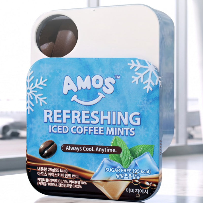 コーヒーミントキャンディ アモス アイスコーヒーミント 25g 10個セット コスパ最強 韓国お菓子 飴