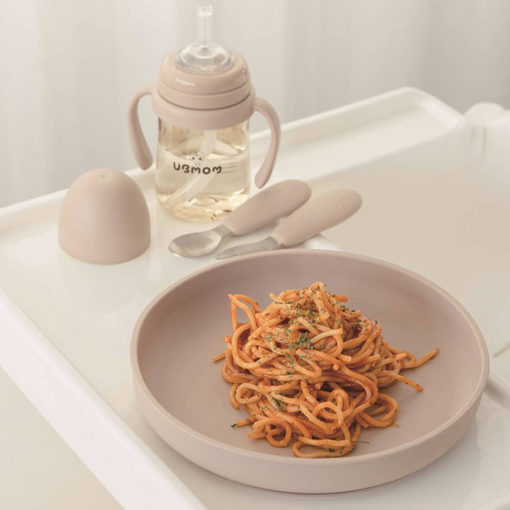 【ユビマム】ABC シリコン 吸盤付き ベビー食器セット 離乳食 プレート：国民商会日本公式