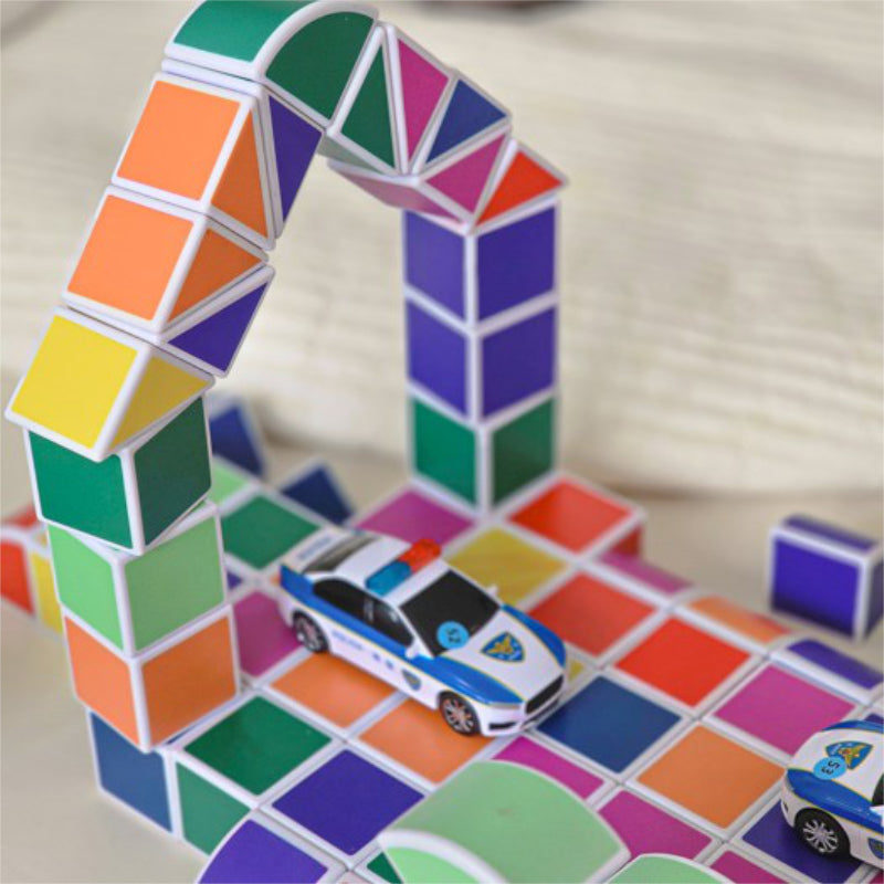 マグネットブロック 32ピース 64ピース 選べる知育玩具 磁石ブロック 立体パズル キューブ おもちゃ 子供 誕生日 プレゼント