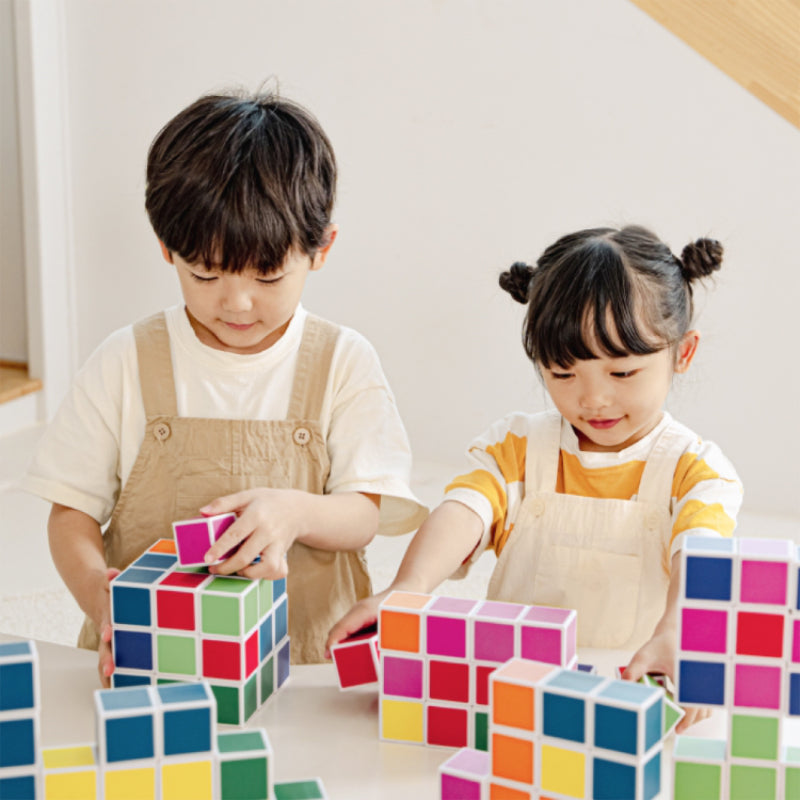 マグネットブロック 32ピース 64ピース 選べる知育玩具 磁石ブロック 立体パズル キューブ おもちゃ 子供 誕生日 プレゼント