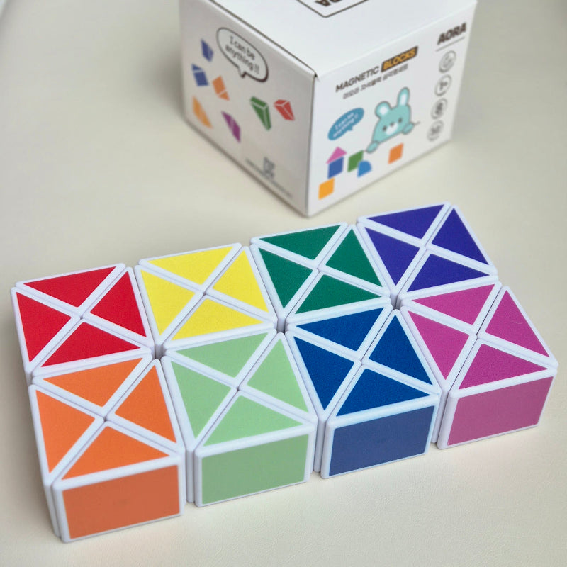マグネットブロック 32ピース 64ピース 選べる知育玩具 磁石ブロック 立体パズル キューブ おもちゃ 子供 誕生日 プレゼント