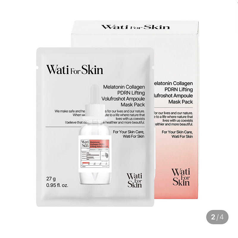 WatiForSkin メラトニン コラーゲン PDRN マスクパック - 集中保湿＆弾力ケア