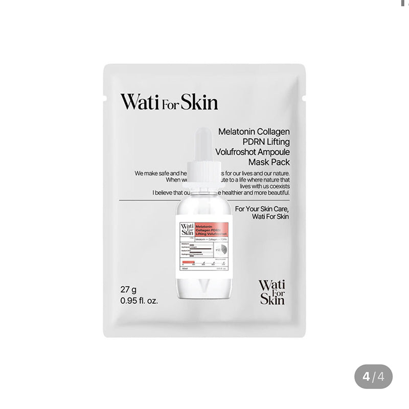 WatiForSkin メラトニン コラーゲン PDRN マスクパック - 集中保湿＆弾力ケア