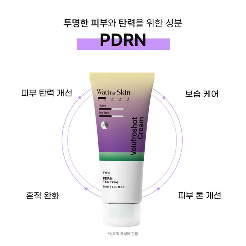 大人気！WatiForSkin PDRN バイオーム クリーム (デイリー高保湿・鎮静)